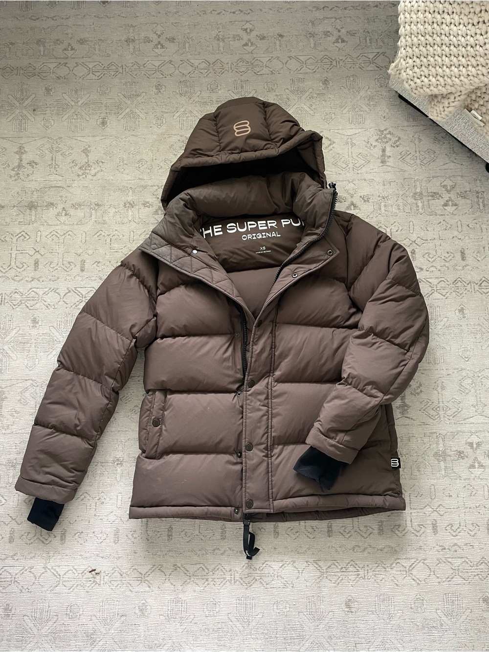 Aritzia super puff Puffer Jacket - Brown